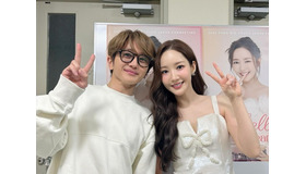 来日した女優パク・ミニョン、Nissyと並んで“ピース”。日本ファンミの舞台裏を公開【PHOTO】
