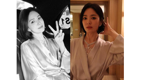 女優ソン・ヘギョ、43歳になってますます美しく…シルクドレス姿の高級感あふれる美貌に釘付け【PHOTO】