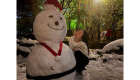 女優チェ・ジウ、愛娘とともに雪だるまづくり！『冬のソナタ』を思い出させる笑顔に「感慨深い…」【PHOTO】