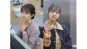 Disney+『照明店の客人たち』主演パク・ボヨン、撮影現場での明るい姿に“ほっこり”【PHOTO】