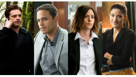 左から、セバスチャン・スタン＆ダニエル・サンジャタ＆キャサリン・メーニッヒ＆ジェニファー・カーペンター／『ファインド・アウト』 -(C) 2012 LAKESHORE ENTERTAINMENT GROUP LLC All Rights Reserved.