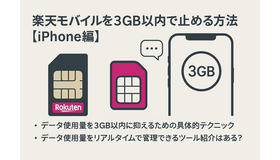 iPhoneで楽天モバイルを3ギガ以内に止める方法と設定手順を解説