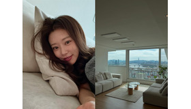 『離婚保険』女優イ・ジュビン、ソウルの街並みを一望できる新居を公開「こんな家に住みたい」【PHOTO】