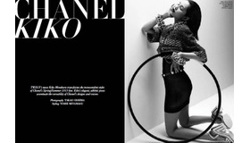 「TWELV」の2013年春夏号に水原希子が美テージの「シャネル」を着て登場
