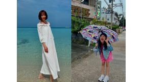 イ・ドンゴンの元妻チョ・ユニが沖縄を満喫！母娘の穏やかなひととき【PHOTO】