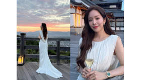 ハン・ジミン、京都で魅せた“異次元の美しさ”にファンもため息…大胆ドレス姿に「女神降臨」【PHOTO】