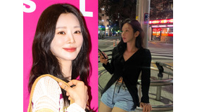 なぜ日本に!?『涙の女王』イ・ジュビン、夜の街でも際立つ“圧倒的存在感”「絶世の美女」【PHOTO】