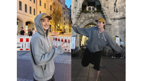 “皇太子の余裕” イ・ジョンソク、海外ロケの合間に見せたリラックスした姿【PHOTO】