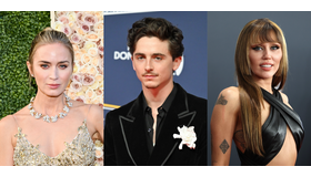 エミリー・ブラント＆ティモシー・シャラメ＆マイリー・サイラス