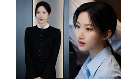 “スーツ出勤”ムン・ガヨン、新米弁護士役で魅せる！『瑞草洞＜ソチョドン＞』ビハインドカットを公開