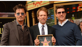 ジョニー・デップ＆ジェリー・ブラッカイマー＆トム・クルーズ -(C) Getty Images