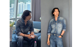 ロン毛にイメチェン!? 俳優キム・ナムギル、Netflix新作の配信控えて“抜群の存在感”【PHOTO】