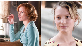 “妖艶”のジェシカ・チャステイン＆“無垢”のミア・ワシコウスカ／『欲望のバージニア』 -(C) OMMXI by BOOTLEG MOVIE LLC. All Rights Reserved.