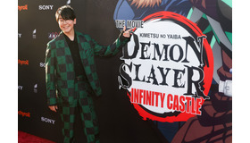 花江夏樹『劇場版「鬼滅の刃」無限城編 第一章 猗窩座再来』のロサンゼルスプレミアPhoto by Kayla Oaddams/FilmMagic