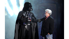 ダース・ベイダー＆ジョージ・ルーカス Photo by Jeff Kravitz/FilmMagic