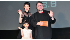 菊地凛子＆芦田愛菜＆ギレルモ・デル・トロ監督／『パシフィック・リム』来日会見