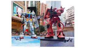 「GUNDAM DOCKS AT HONG KONG」
