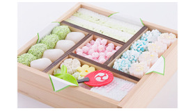 京のよすが3,500円。写真は7月上旬の菓子。