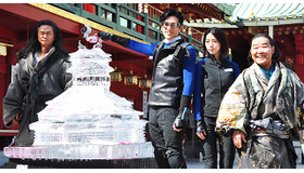 『劇場版タイムスクープハンター 安土城 最後の1日』ヒット祈願イベント／時任三郎さん＆要潤さん＆夏帆さん＆上島竜兵さん