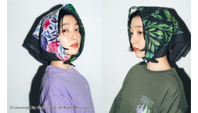 THREE FIFTY STANDARD　【WICKED】二人が交わる総柄大判ハンカチーフ