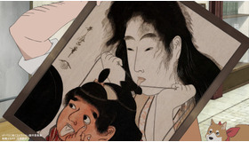 浮世絵　“山姥と金太郎 ・あかんべえ”