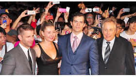 ヘンリー・カビル＆ザック・スナイダー監督＆デボラ・スナイダー（製作）＆チャールズ・ローブン（製作）／『マン・オブ・スティール』ジャパン・プレミア