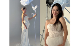 6月出産予定の女優ナム・ボラ、純白ドレス着用の臨月フォトを公開【PHOTO】