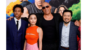 リュダクリス、澤井杏奈、ヴィン・ディーゼル、ジャスティン・リン Photo by Frazer Harrison/Getty Images