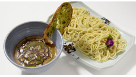 「ラーメンゼロ PLUS」（本館3F）「栗と白湯（パイタン）のつけ麺」（1,200円）