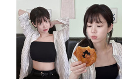 『チャングム』女優の娘イ・ユビ、カロリー爆弾を爆食しても“超ぺったんこ”ウエスト【PHOTO】