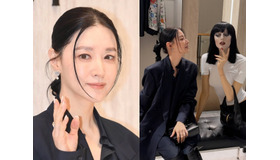 女優イ・ヨンエ、オールブラックで魅せた“驚異のプロポーション”「え、どっちがマネキン？」【PHOTO】