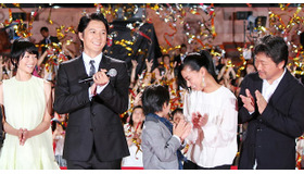 福山雅治＆尾野真千子＆真木よう子＆二宮慶多くん＆是枝裕和監督／『そして父になる』ジャパンプレミア