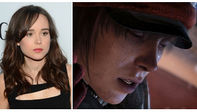 来日するエレン・ペイジ　(c) Getty images／(c)Sony Computer Entertainment Europe. Developed by Quantic Dream.