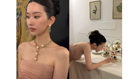 女優ムン・ガヨンの背中に釘付け…！ドレスからチラ見えするタトゥーに秘められた意味【写真】
