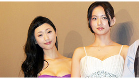 壇蜜＆間宮夕貴／『甘い鞭』初日舞台挨拶
