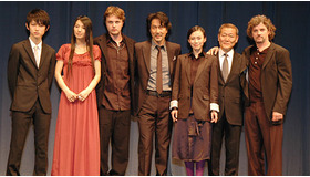 クロージング作品『シルク』の舞台挨拶に登壇した監督とキャスト陣