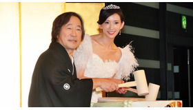 武田鉄矢＆リン・チーリン／>『101回目のプロポーズ ～SAY YES～』来日会見