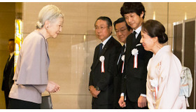 皇后美智子さま＆八千草薫／『くじけないで』試写会（皇后陛下行啓）