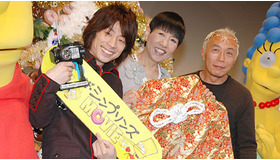『ザ・シンプソンズ MOVIE』ジャパンプレミアに登場した所ジョージ、和田アキ子、田村淳の日本語吹き替えキャスト