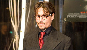 『スウィーニー・トッド　フリート街の悪魔の理髪師』 ワールドプレミアにて　ジョニー・デップ