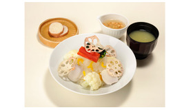 TORAYA TOKYO「吹き寄せご飯 冬野菜と柚子あん」販売期間は、12月1日（日）～2014年2月末までとなり、価格は1,260円。