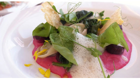 ワイヘキ島のワイナリー「Mudbrick Vineyard」のレストラン