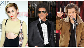 マイリー・サイラス＆ブルーノ・マーズ＆「ワン・ダイレクション」ハリー・スタイルズ-(C) Getty Images