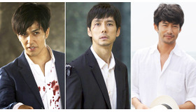 西島秀俊＆北村一輝＆竹野内豊／『ゲノムハザード　ある天才科学者の5日間』／『KILLERS/キラーズ』-(C) 2013 NIKKATSU/Guerilla Merah Films／『ニシノユキヒコの恋と冒険』　-(C) 2014「ニシノユキヒコの恋と冒険」製作委員会