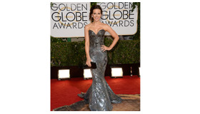 1月12日に開催された「第71回ゴールデングローブ賞授賞式」のレッドカーペットに登場したハリウッド女優、ケイト・ベッキンセール。