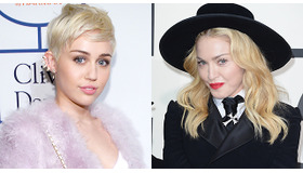 マイリー・サイラス＆マドンナ-(C) Getty Images