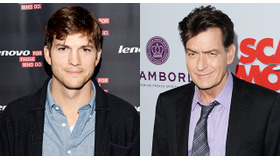 アシュトン・カッチャー＆チャーリー・シーン-(C) Getty Images