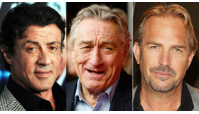 シルベスター・スタローン＆ロバート・デ・ニーロ＆ケヴィン・コスナー／(C) Getty Images