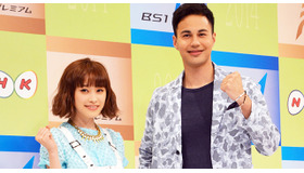 高橋愛＆ユージ／平成26年度BS1・BSプレミアム出演者＆キャスター会見