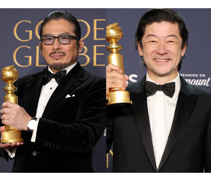 ゴールデングローブ賞 「SHOGUN 将軍」の真田広之が主演男優賞、浅野